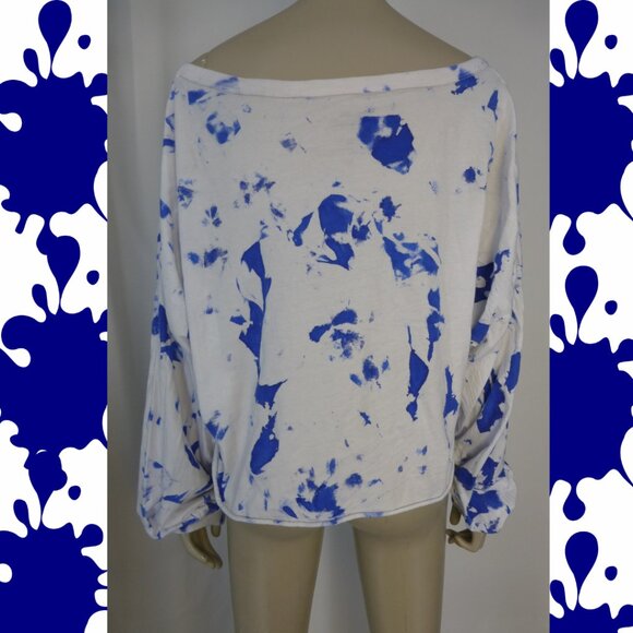 Golden State Warriors 2022 NBA Finals Champions Tie Dye Off-Shoulder Long Sleeve - Picture 4 of 12